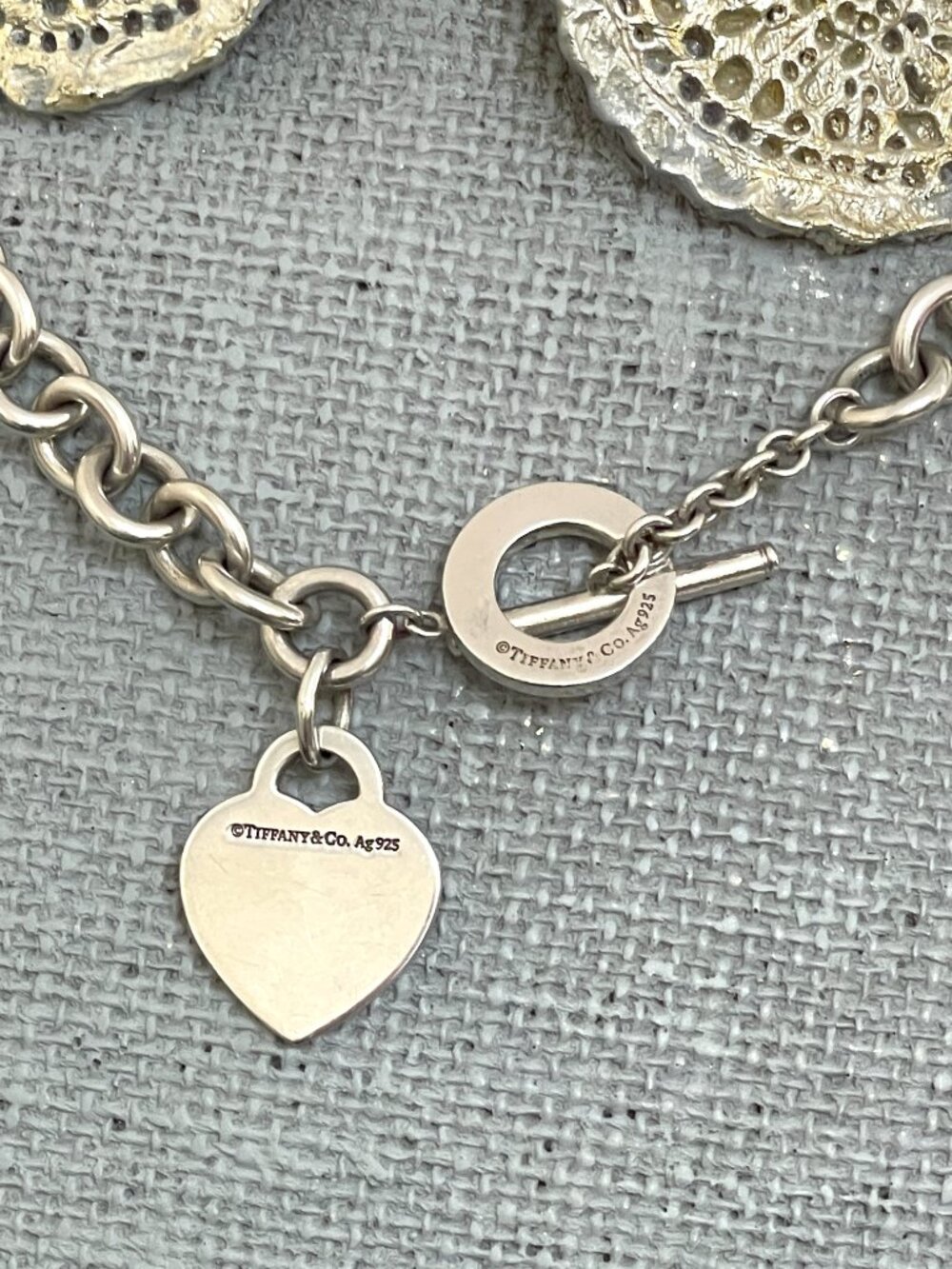 Tiffany & Co. RTT Return To Tiffany Heart Toggle Necklace Silver - Picture 5 of 6